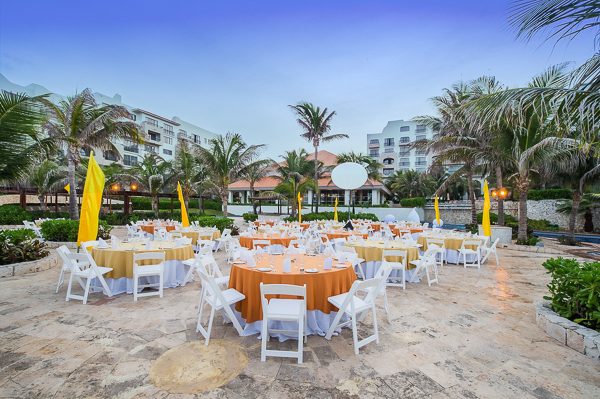 Group event setting at the Fiesta Americana Condesa Cancun Hotel