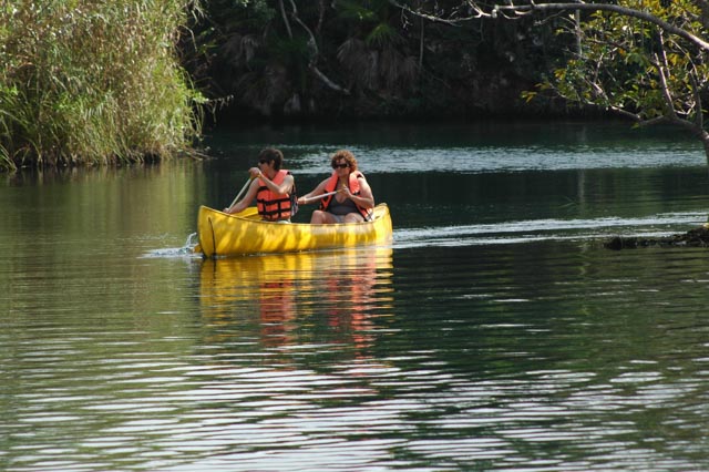 Two girls in a Kayak in Puerto Vallarta