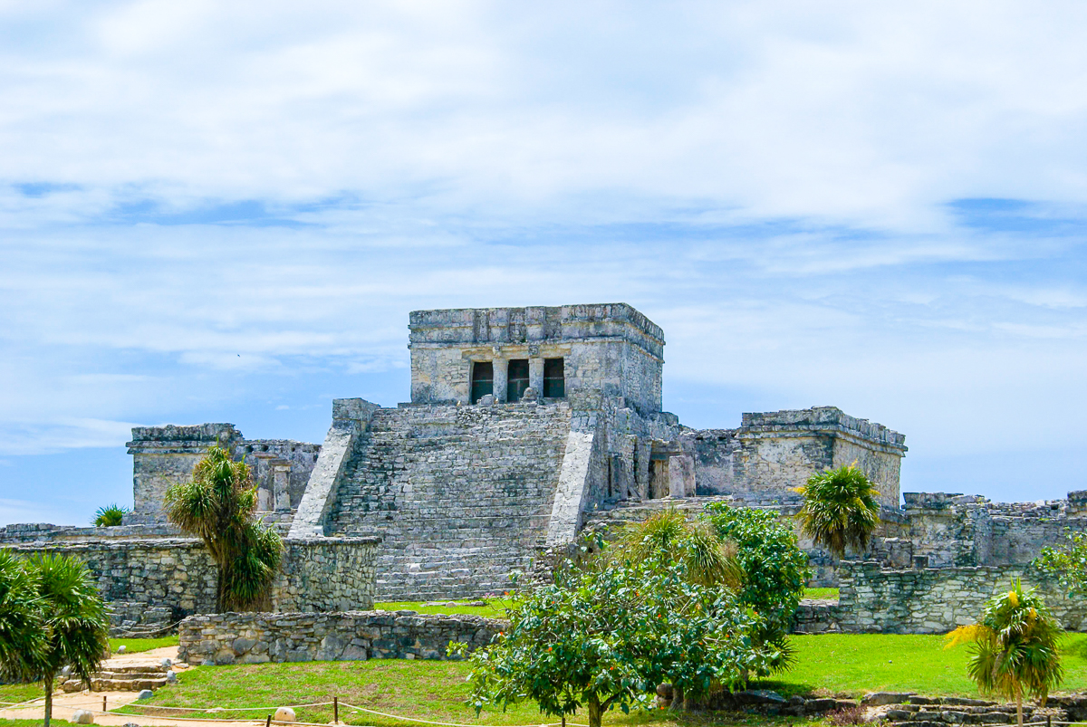 ``El Castillo`` is the Majestic and iconic building in Tulum Archaeological Zone